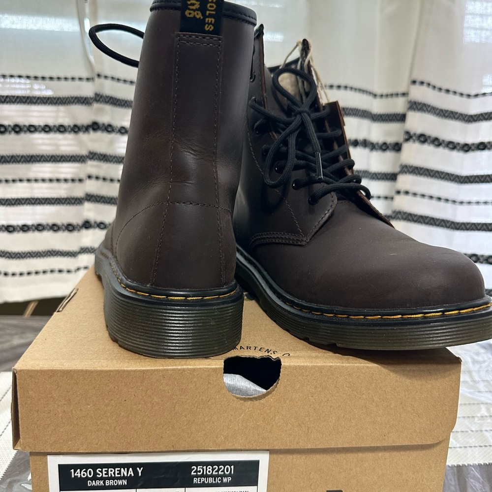 Dr. Martens Brown Classic Leather Boots